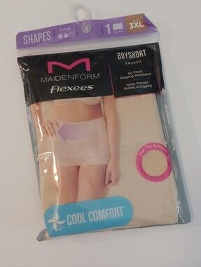 Maidenform Flexees Boy Short Shapewear Sz 3X
